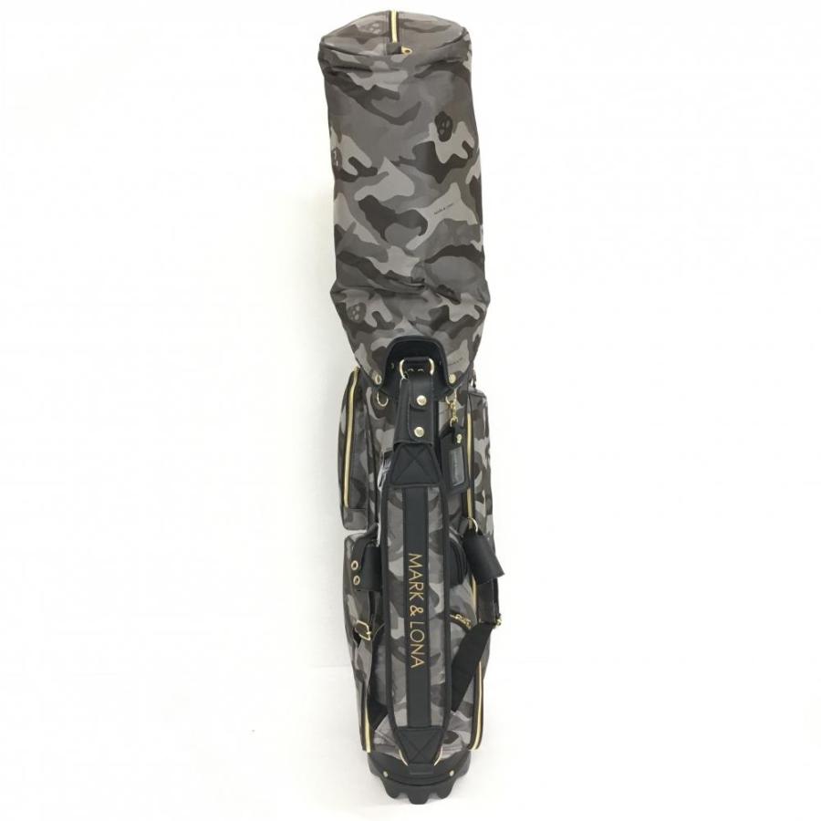 MARK&LONA（マークアンドロナ） スタンド式キャディバッグ ブラウン×黒