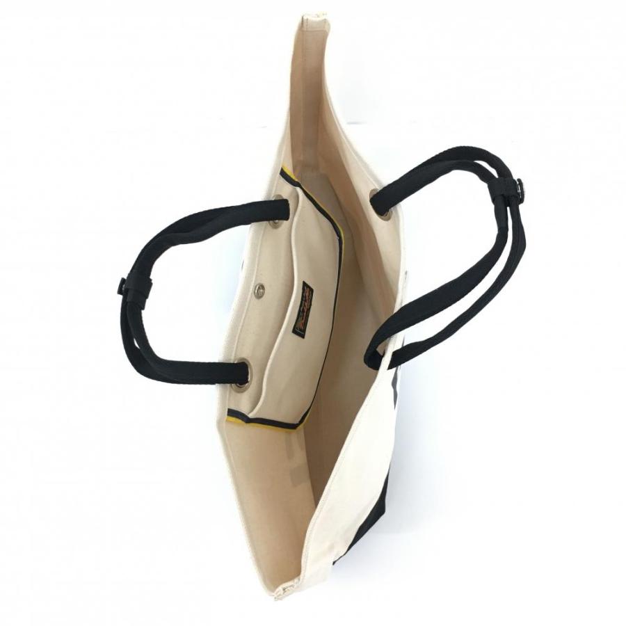 新品】ラフアンドスウェル ビッグトートバッグ アイボリー×黒