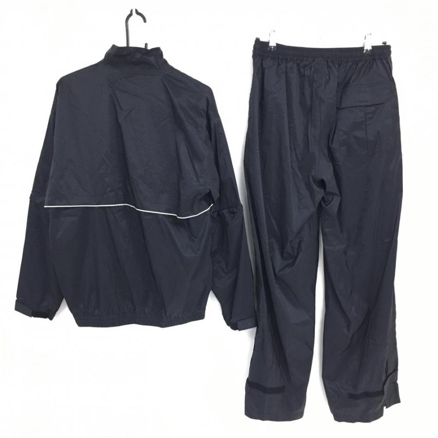 新品】ナイキ レインウェア上下セット（2WAYジャケット×パンツ）黒 袖