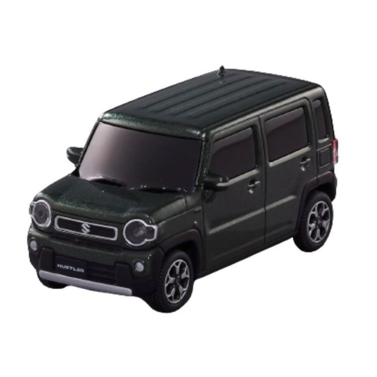 スズキ ハスラー プルバックミニカー カーキ : 寝具・インテリアの