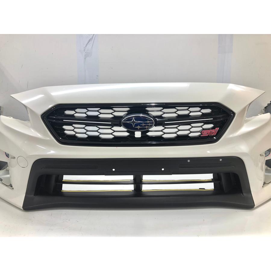 スバル WRX STi VA系 E型 後期 純正 フロントバンパー〈グリル付