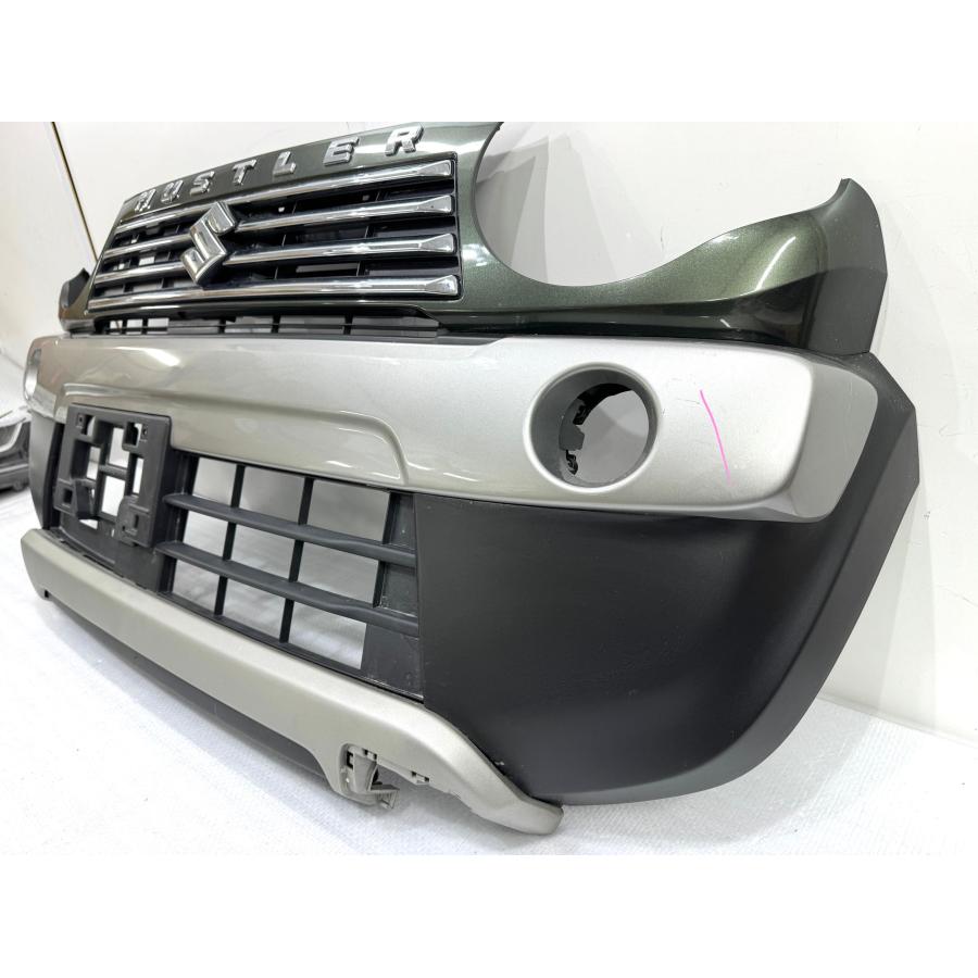 ハスラー MR31S/MR41S 純正フロントバンパー グリーンメタリック 71711