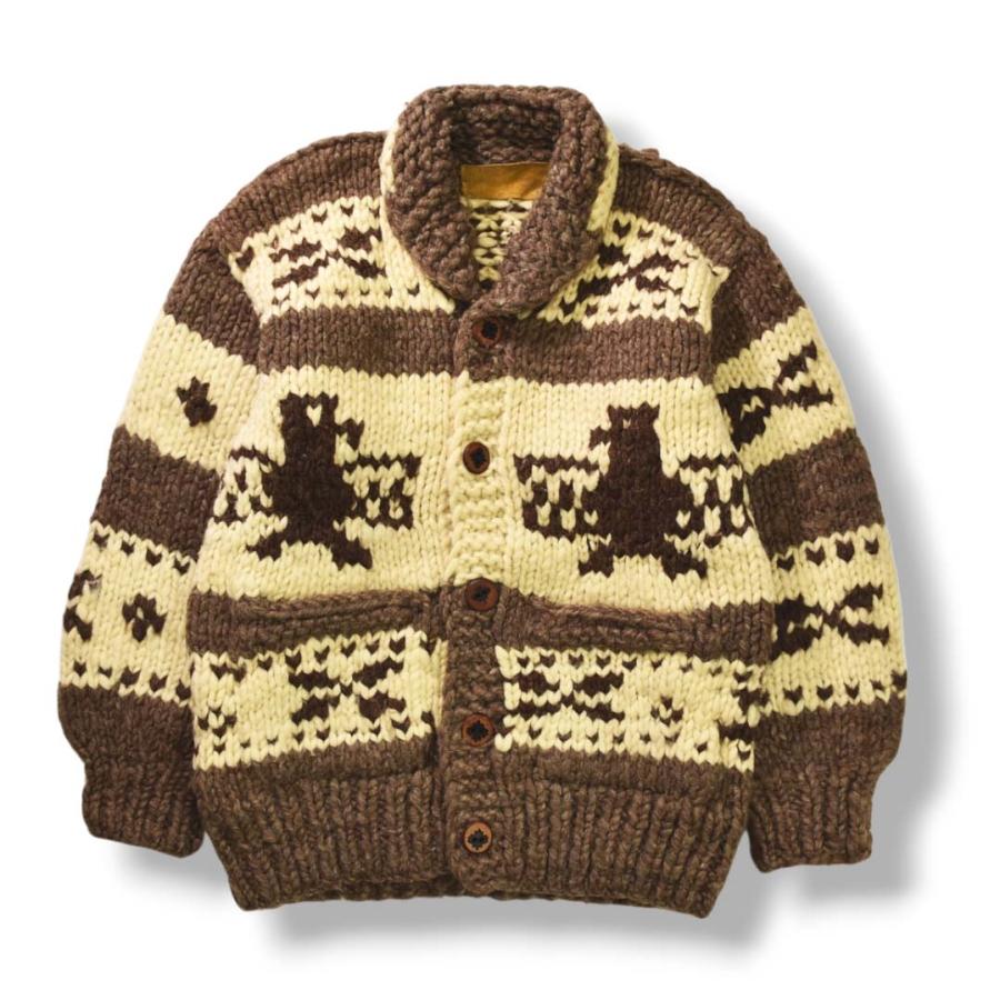 VINTAGE カナダ製 90s ヴィンテージ unknown カウチン ニット セーター