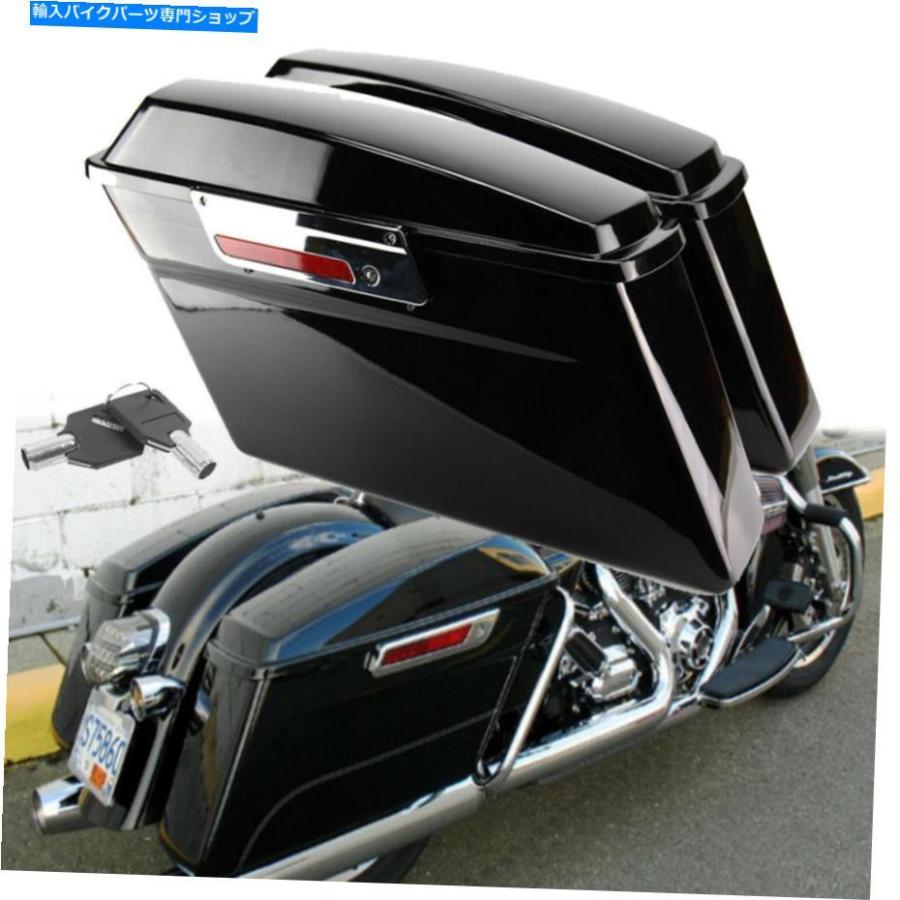 サイドバック ハーレーロードキングFLHRウルトラクラシック94-13のため
