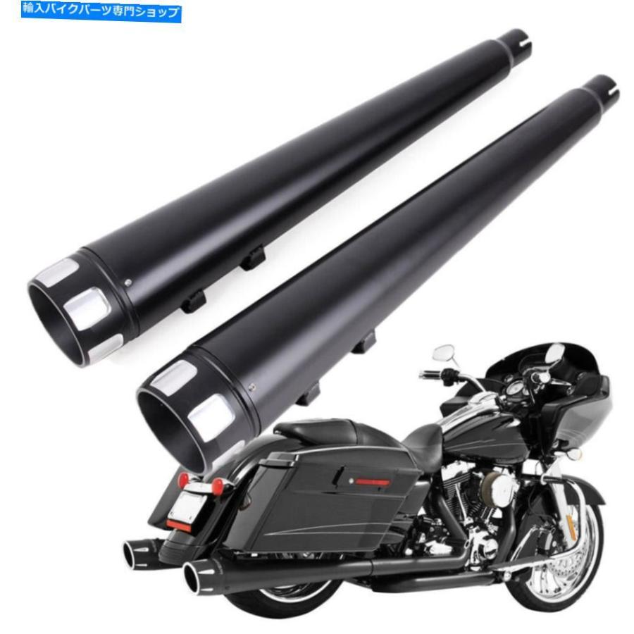 サイレンサー ハーレーツーリングFLH 1995-2016用DNAメガホンスリップ