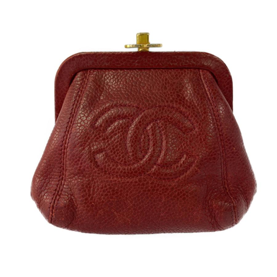 CHANEL（シャネル） ヴィンテージシャネル キャビアスキン がま口