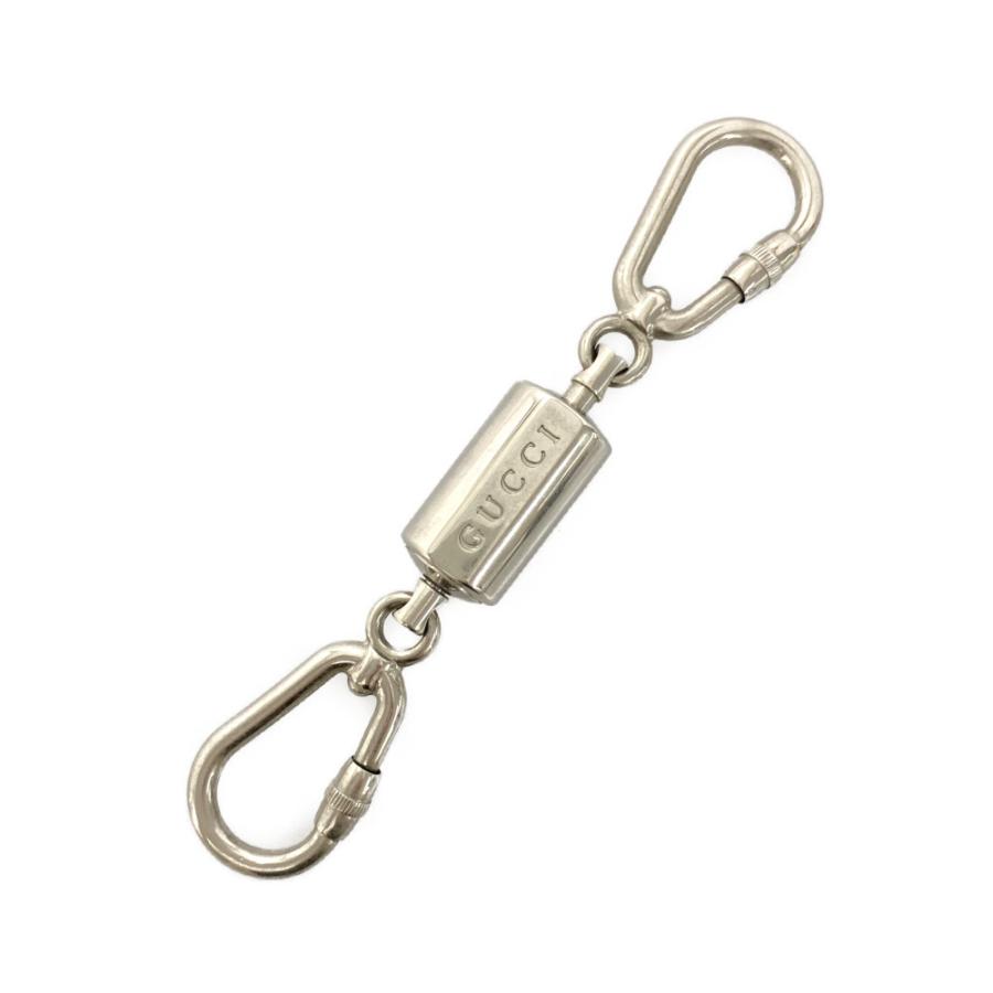 GUCCI（グッチ） オールドグッチ ロゴ カラビナ キーリング