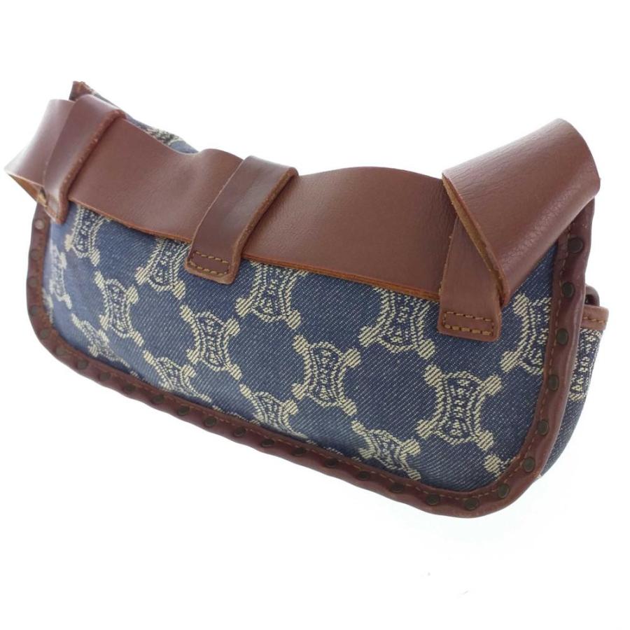 CELINE（セリーヌ） マカダム・デニムウエストポーチバッグ/ブルー