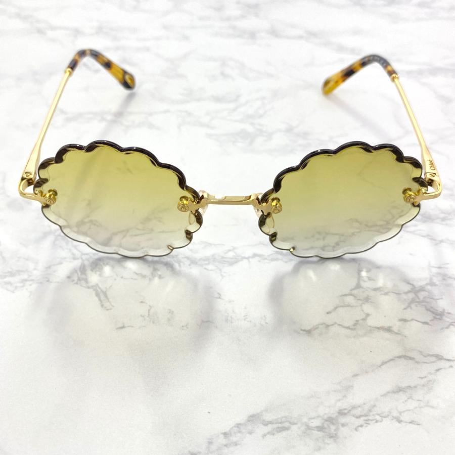 Chloe（クロエ） ROSIE・スカラップラウンド フラワーサングラス