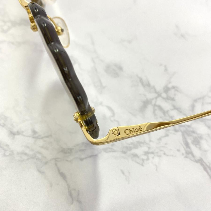 Chloe（クロエ） ROSIE・スカラップラウンド フラワーサングラス