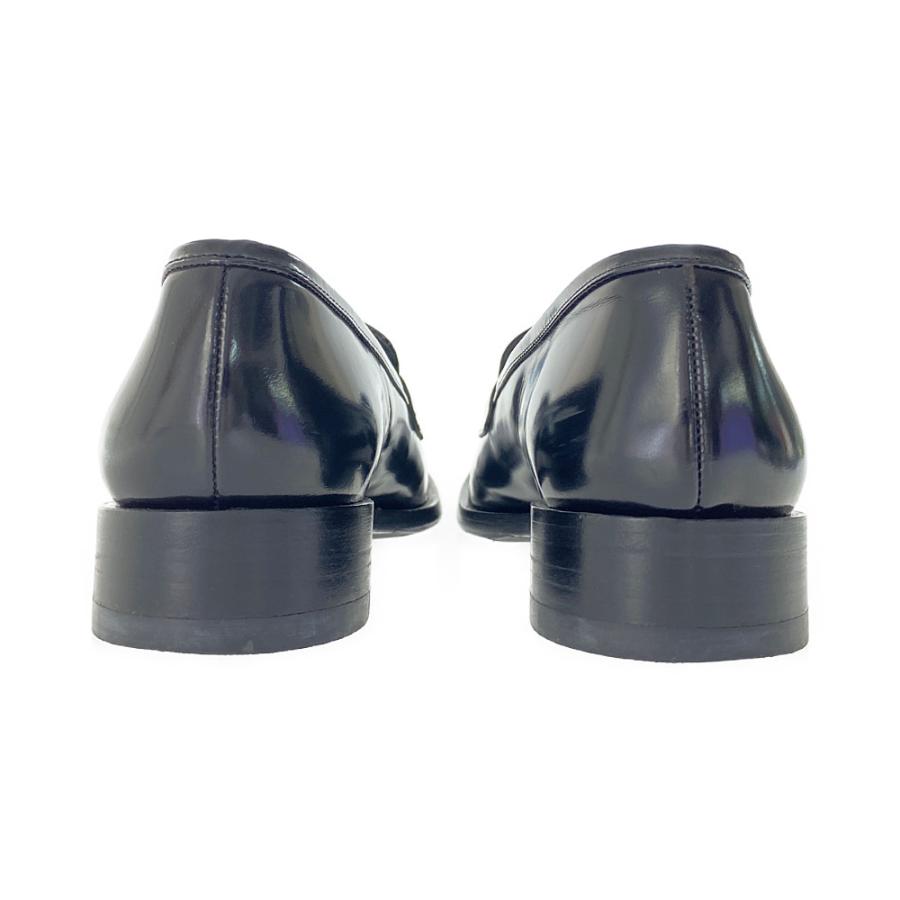 PRADA（プラダ） スクエアトゥ・レザーコインローファー 靴/37