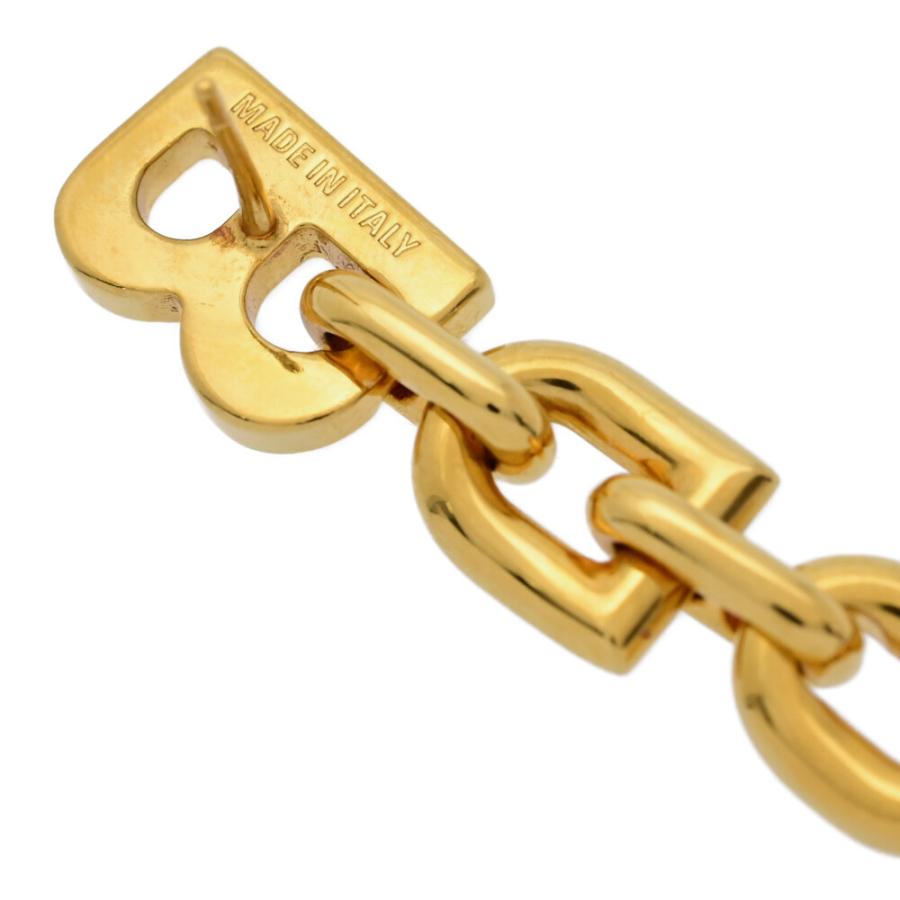 BALENCIAGA（バレンシアガ） ロゴチェーン ピアス/合金/メッキ-19.0g