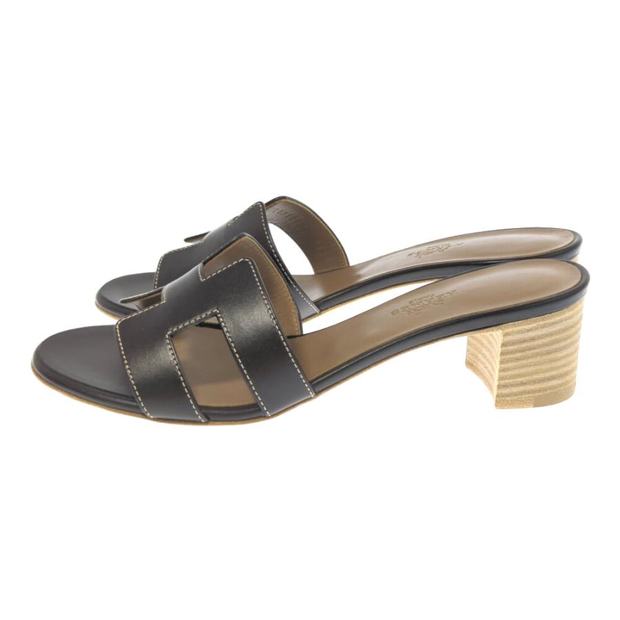 HERMES（エルメス） オアジス・サンダル 靴/2-4/H071002Z/37/ブラック