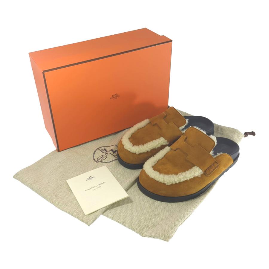 HERMES（エルメス） ミュールゴー・サンダル 靴 ムートンサンダル