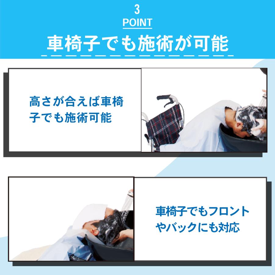 送料無料 西村製作所 らくらくキャリーシャンプー2 介護 シャンプー