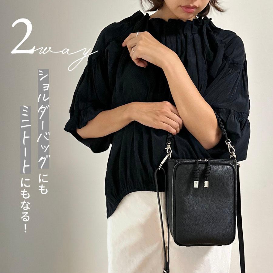 スマホポーチ スマホポシェット 本革 レディース 縦型 軽量