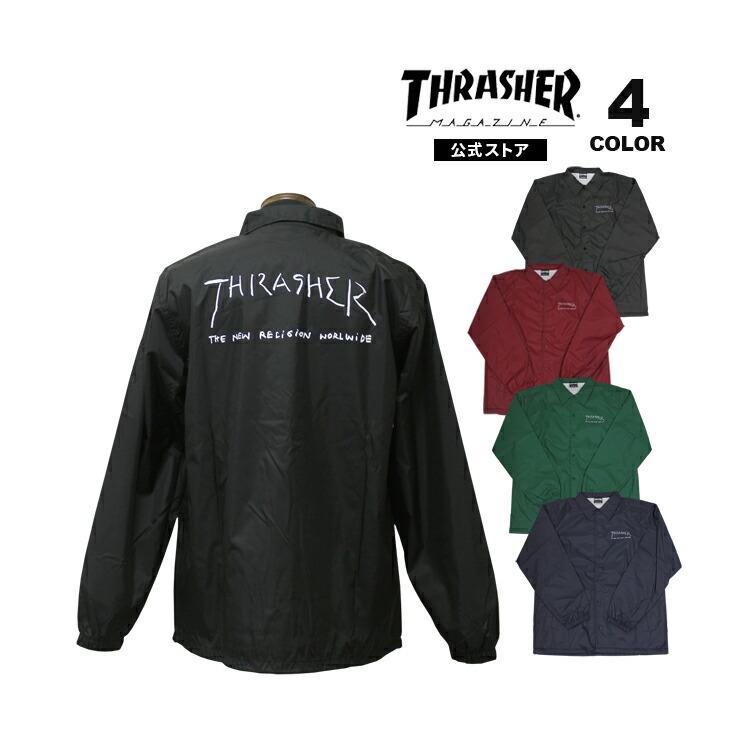 THRASHER（スラッシャー） コーチジャケット THRASHER