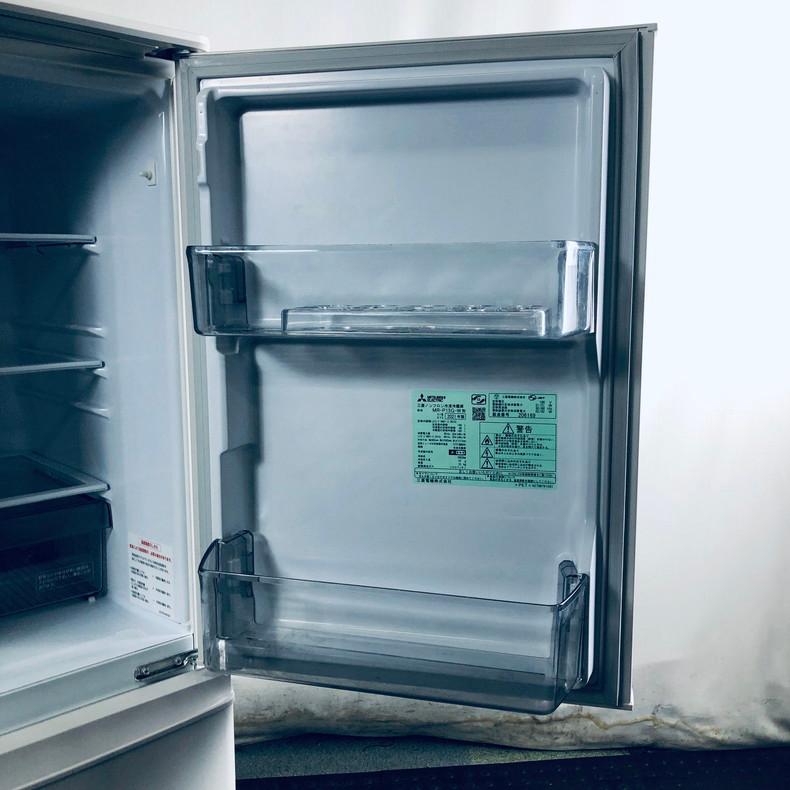 ① 146L 2ドア冷蔵庫 MITSUBISHI 2022年 MR-P15G-W