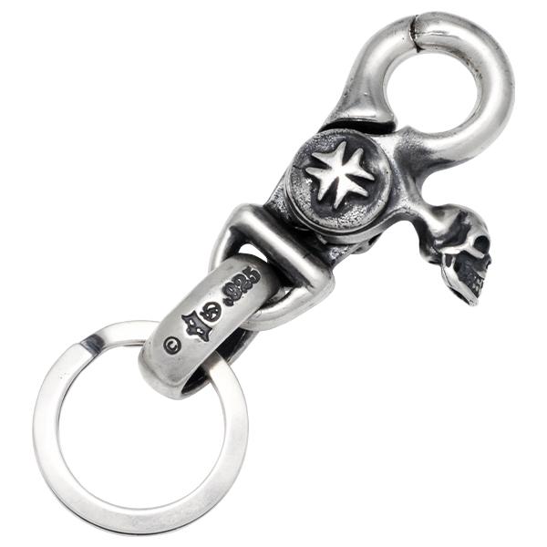 Gaboratory（ガボラトリー） キーチェーン スカルオンクリップw/H.W.