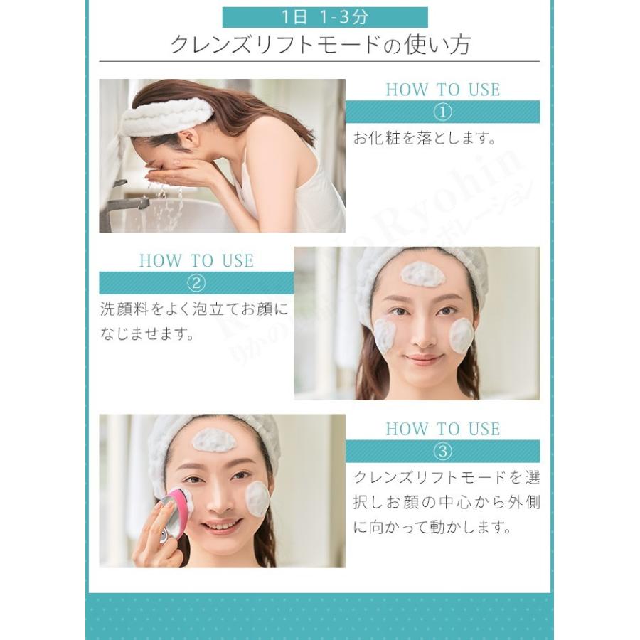 YA‐MAN（ヤーマン） クレンズリフト ピンク ローズ アイスブルー EMS