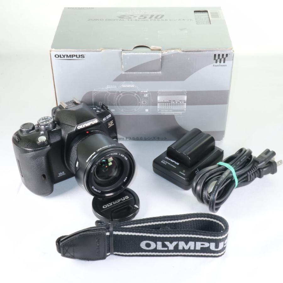 OLYMPUS E-510 レンズキット ブラック オリンパス k1743 : りん