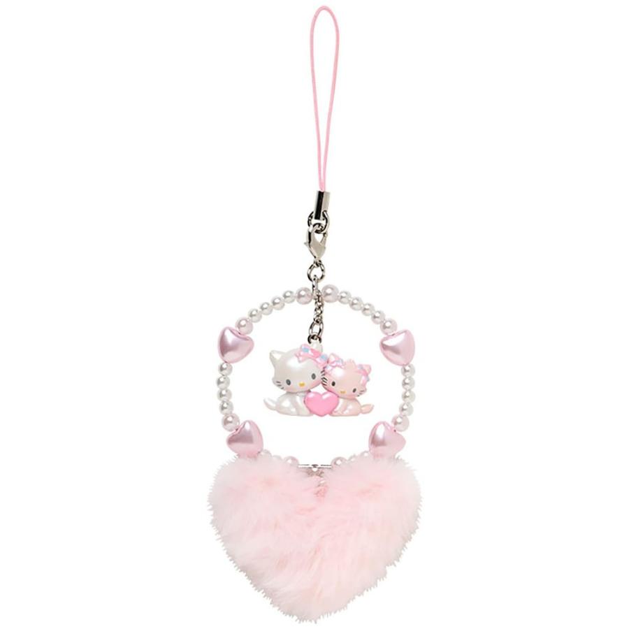 サンリオ 平成うまれキャラクター ふわふわハート ストラップ シュガー