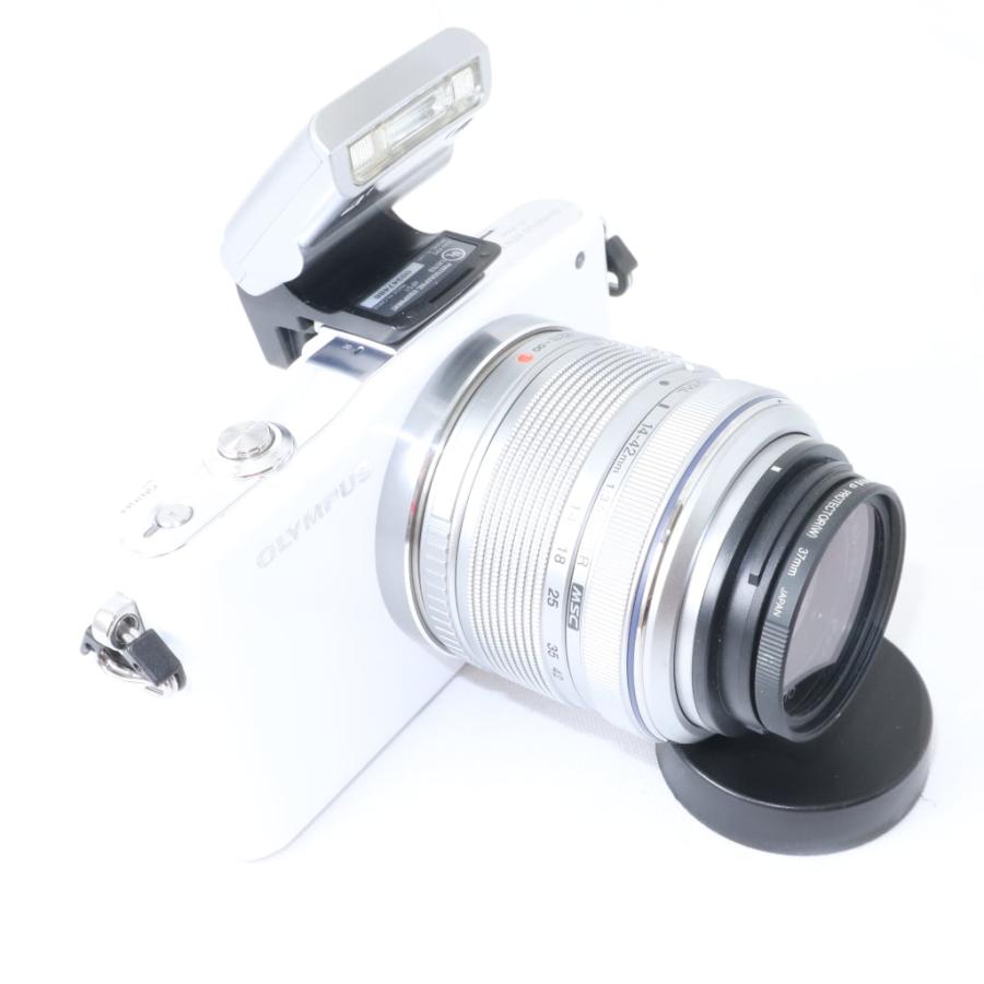 OLYMPUS PEN mini E-PM1 レンズキット ホワイト LKIT WHT ミラーレス