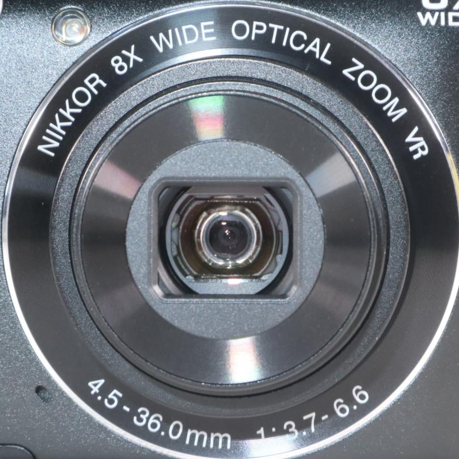 極上美品》 NIKON COOLPIX S3700 ブラック 中古カメラ コンパクト