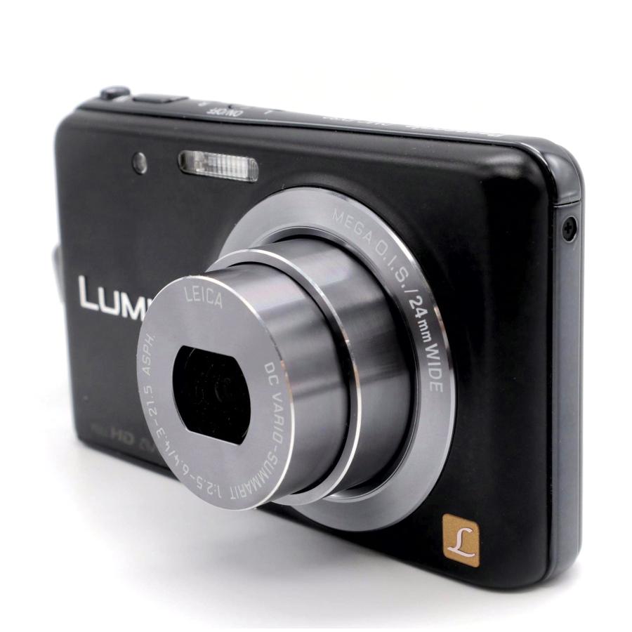 訳あり》 コンパクトカメラ Panasonic LUMIX DMC-FX80 ブラック k2714