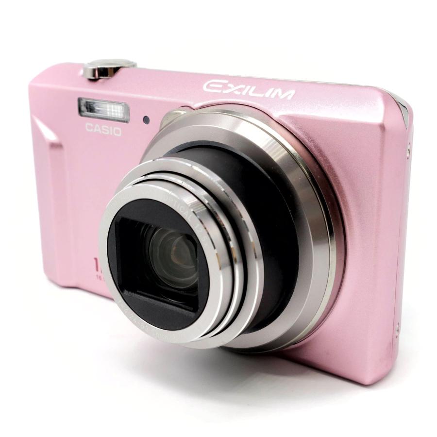 極上美品》 コンパクトカメラ CASIO EXILIM EX-ZS170PK ピンク カシオ