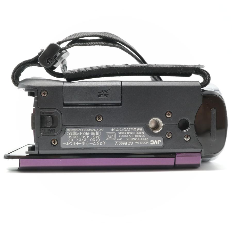極上美品》 ビデオカメラ JVC Everio GZ-E690-V バイオレット エブリオ