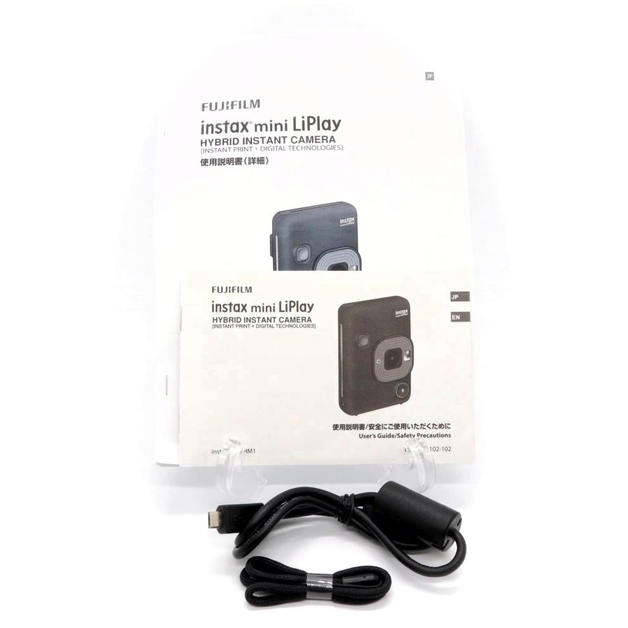 極上美品》 チェキ FUJIFILM INSTAX mini LiPlay エレガントブラック
