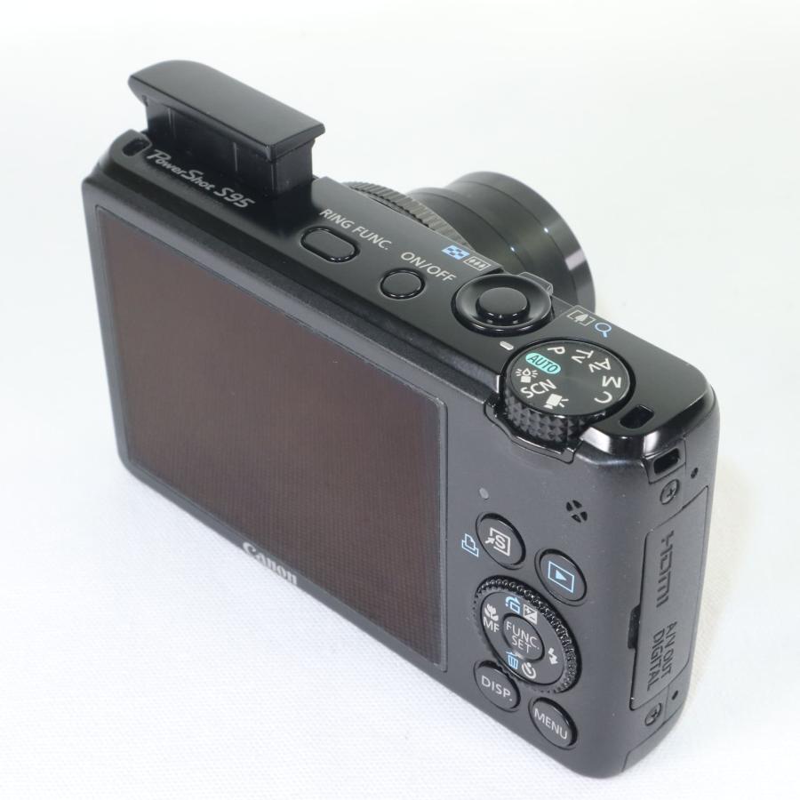 中古】 極上美品 Canon powershot S95 ブラック キャノン k2123 : りん