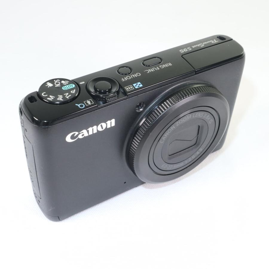 中古】 極上美品 Canon powershot S95 ブラック キャノン k2123 : りん