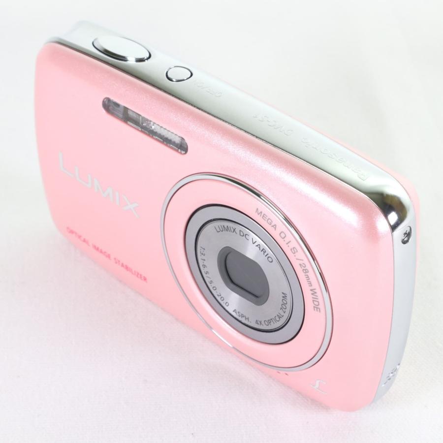 中古】 美品 Panasonic LUMIX DMC-S1 ピンク デジカメ パナソニック