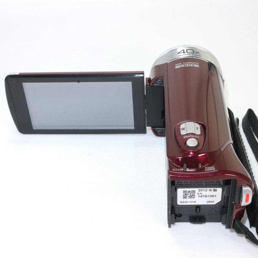 JVC GZ-E117-R エブリオ ビデオカメラ CU-BD5-R 付 k2341 : りん