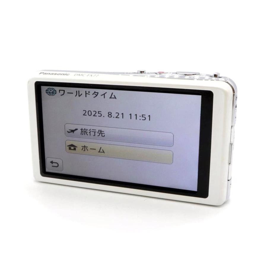 美品》コンパクトデジタルカメラ Panasonic LUMIX DMC-FX77-W リリー
