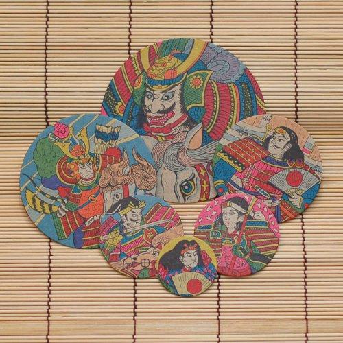 丸めんこ 面子 武者めんこ 武者丸めんこ お試し6枚セット メンコ 時代