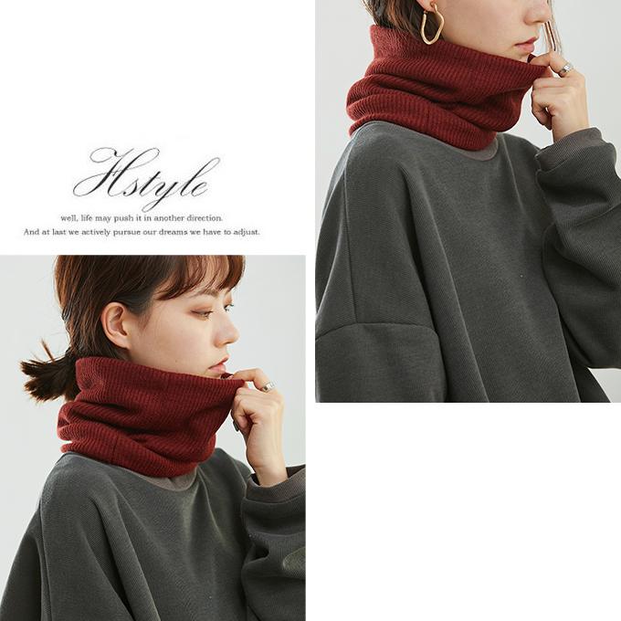 全品Point10倍!最大倍率50% ネックウォーマー レディース リブ編み