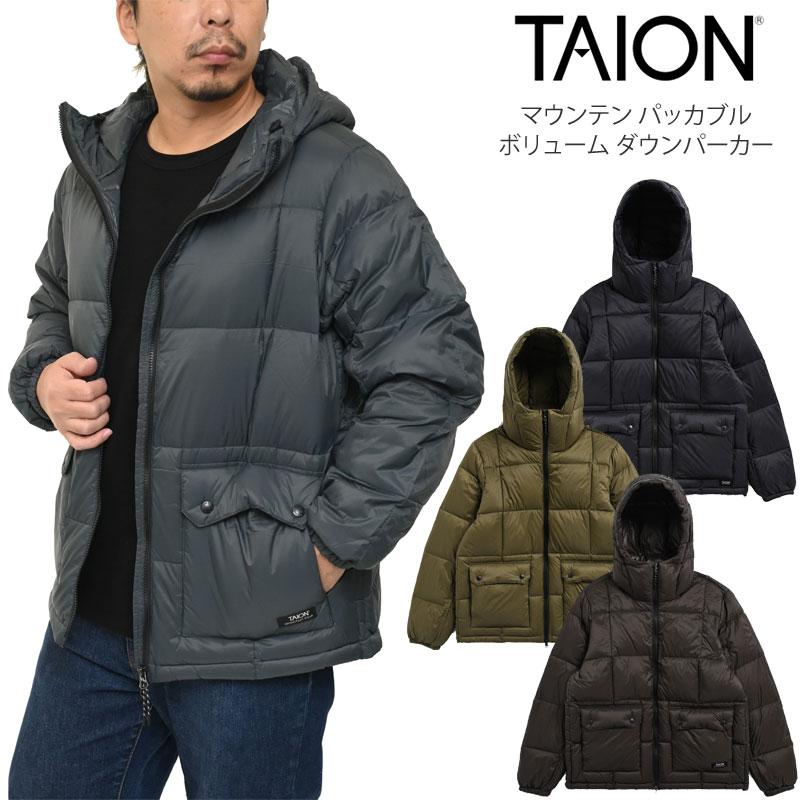 TAION（タイオン） ダウン メンズ レディース マウンテン パッカブル