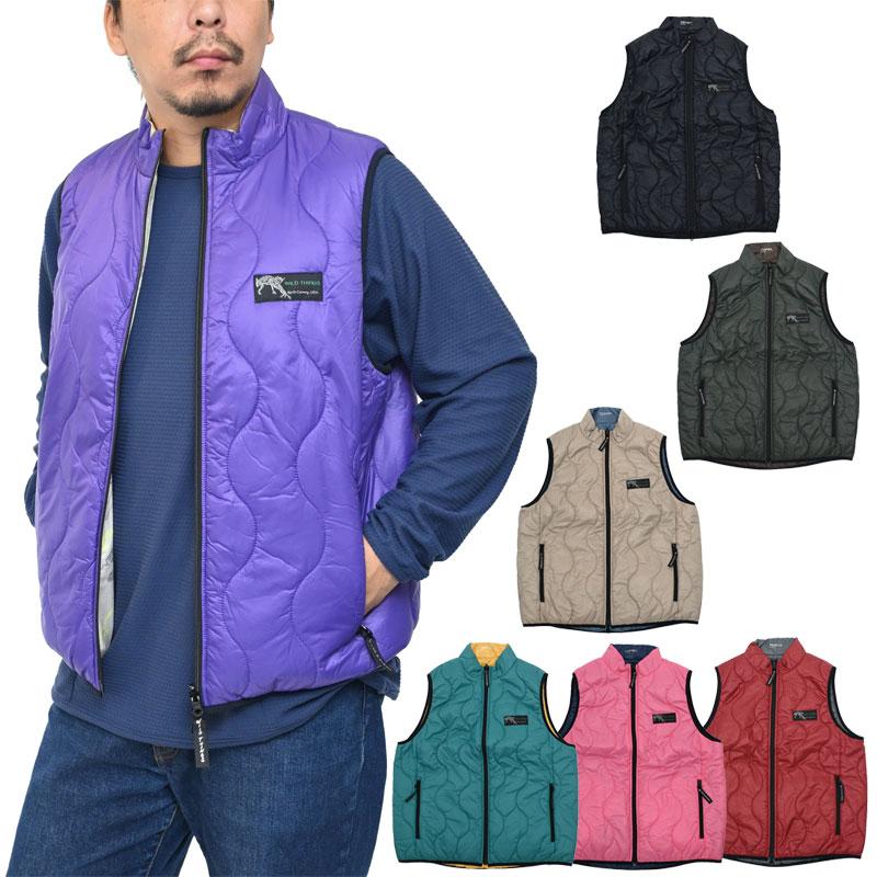 WILD THINGS（ワイルドシングス） 中綿ベスト メンズ リバーシブル