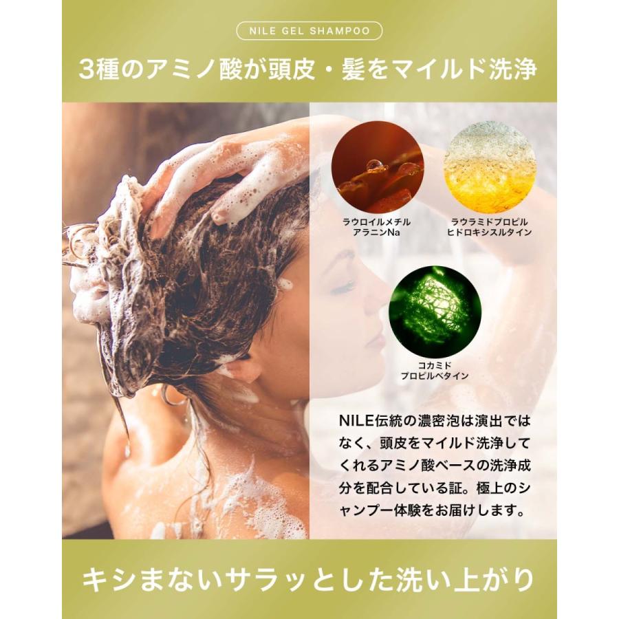 Nile 超濃密泡 シャンプー アミノ酸シャンプー レディース メンズ 濃厚