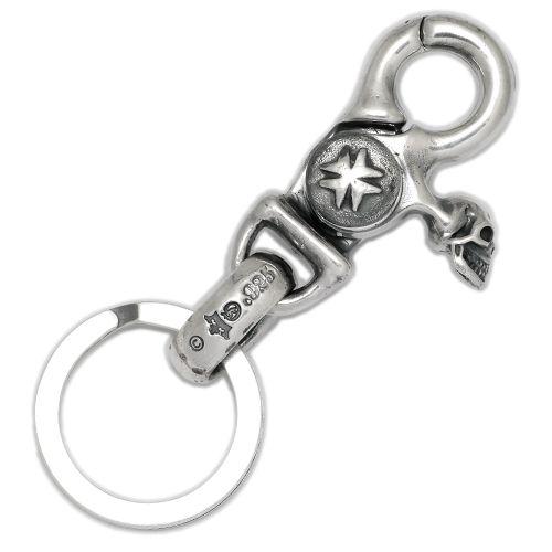 Gaboratory（ガボラトリー） キーチェーン スカル オン クリップ w