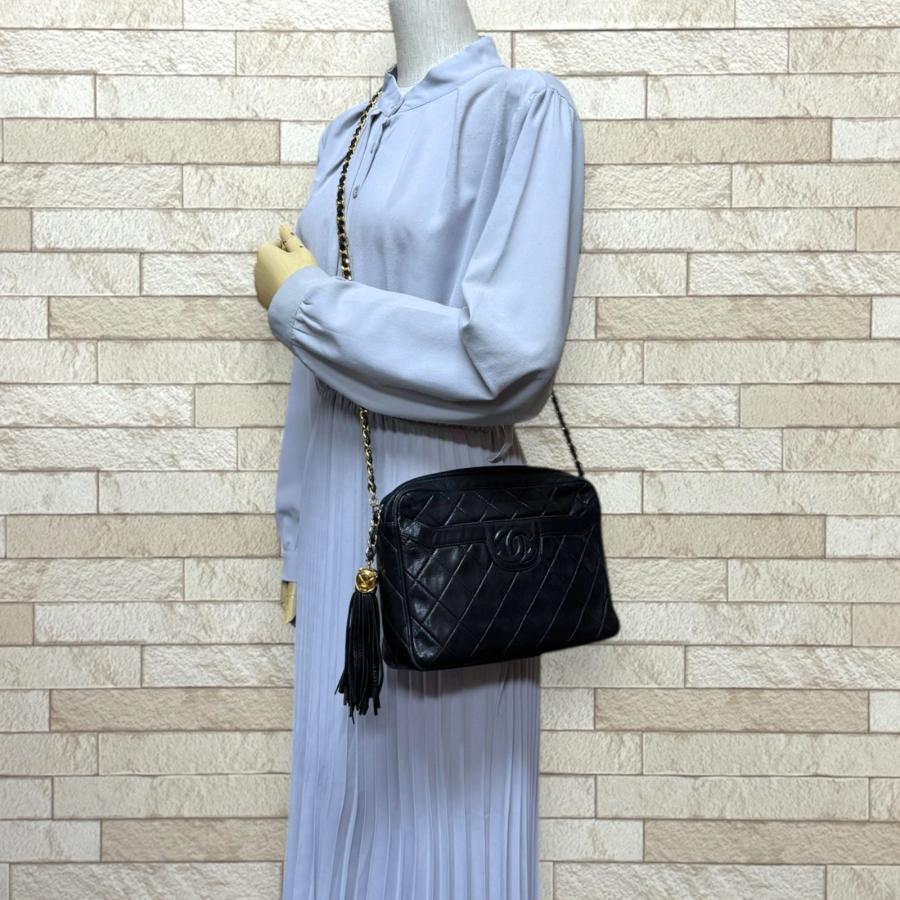 CHANEL（シャネル） マトラッセフリンジ ココマーク ショルダーバッグ