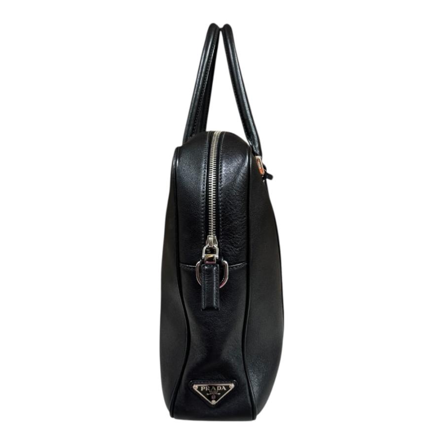 PRADA（プラダ） ビジネスバッグ レザー 2VE305 ブラック メンズ 中古