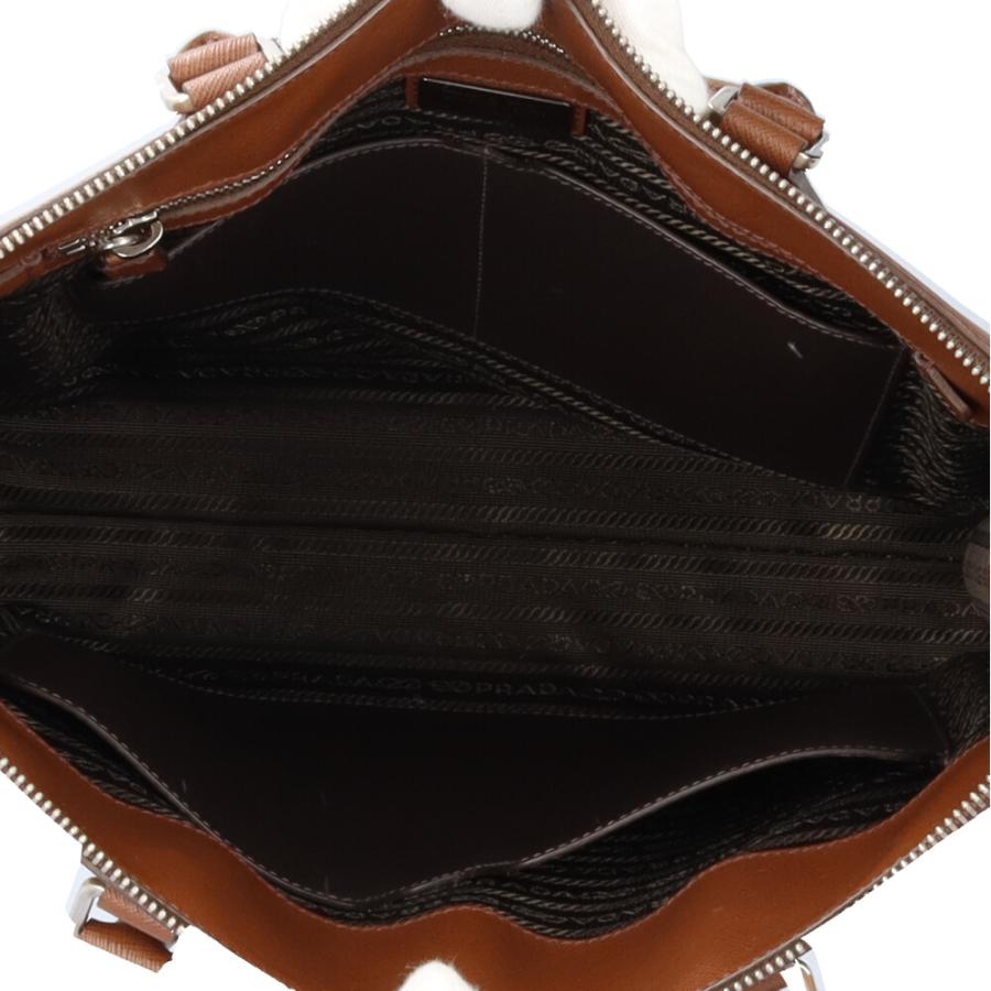 PRADA（プラダ） ビジネスバッグ トートバッグ レザー 2VG079 ブラウン