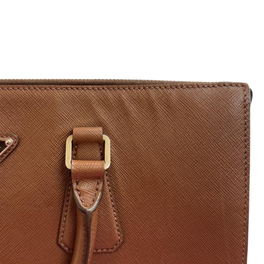 PRADA（プラダ） ビジネスバッグ トートバッグ レザー 2VG079 ブラウン