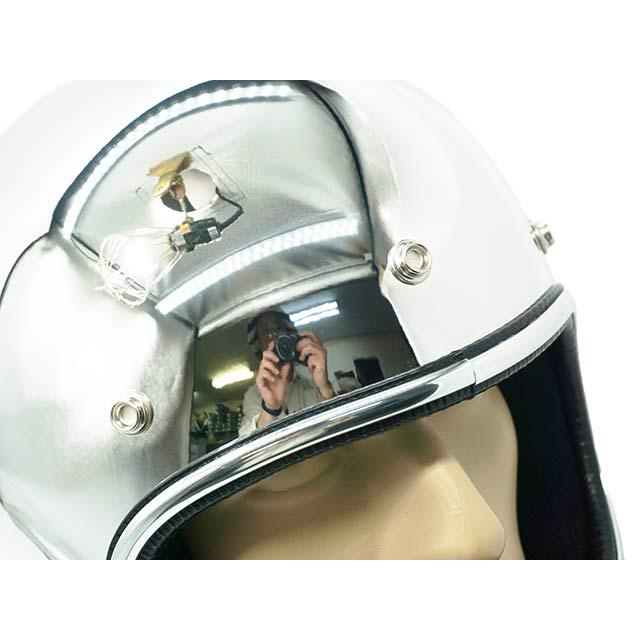 No Budz/ノーバッズ】「Burst Helmet”Chrome Cross”/バースト