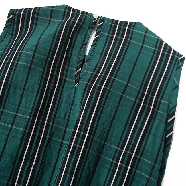 homspun（ホームスパン） C/Lタータン ノースリーブOP タータン