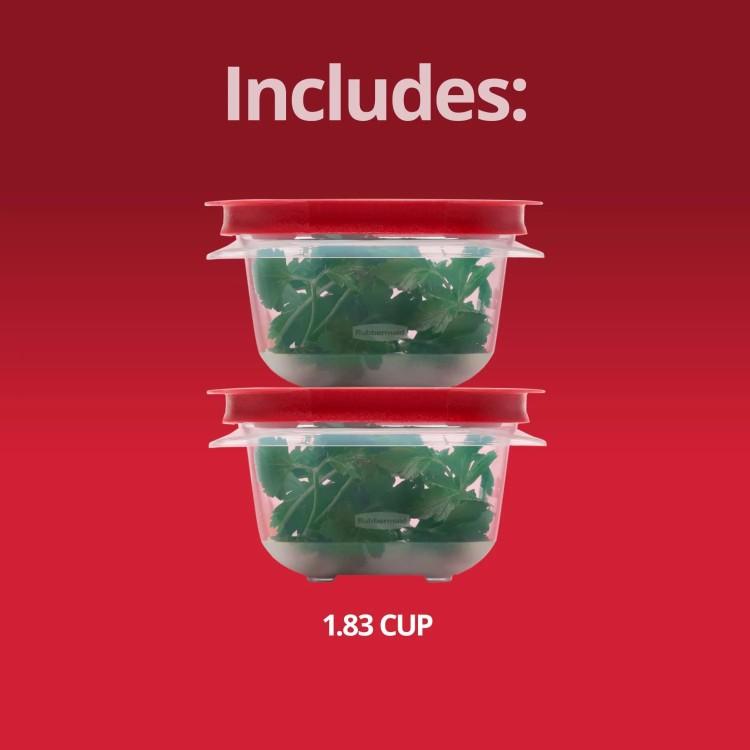 ラバーメイド イージーストア スクエアコンテナ 約430mL×2個セット 蓋